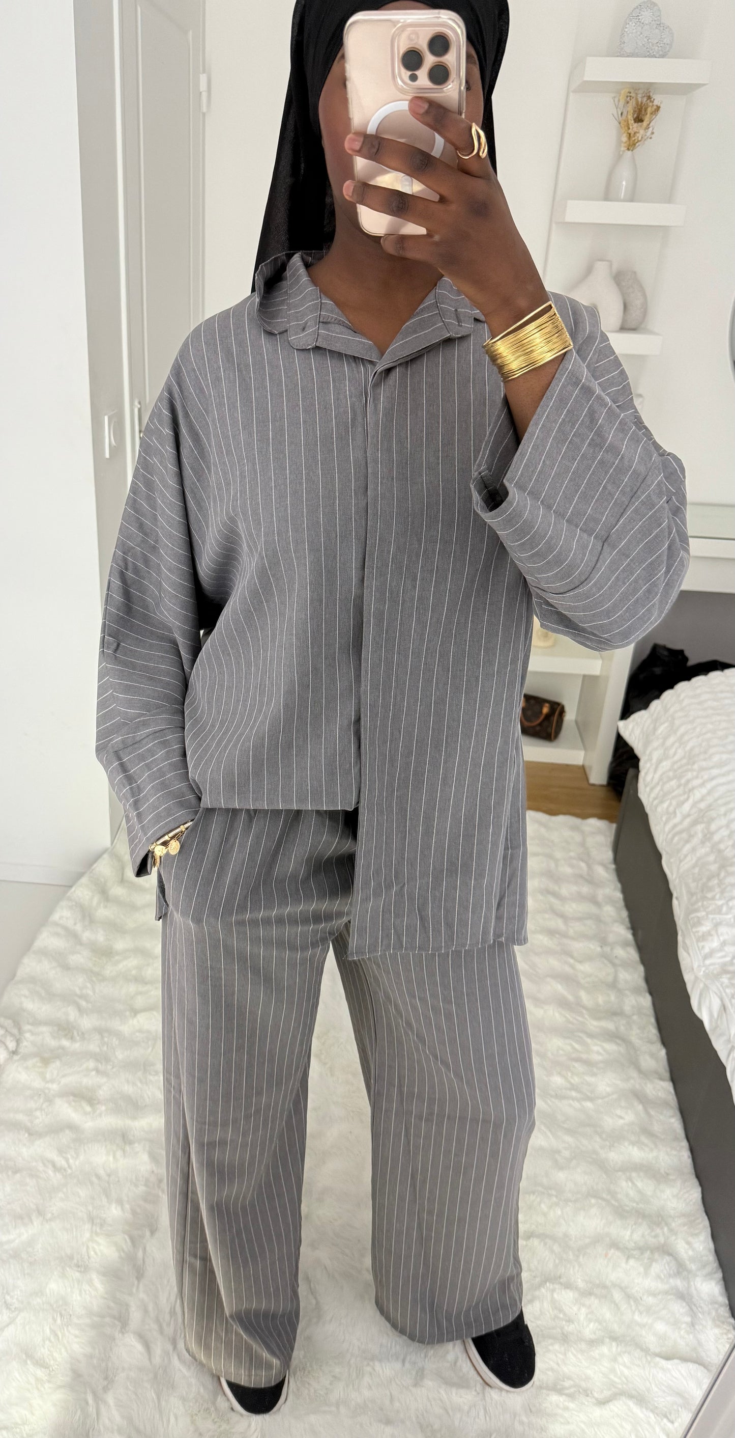 Ensemble à rayure