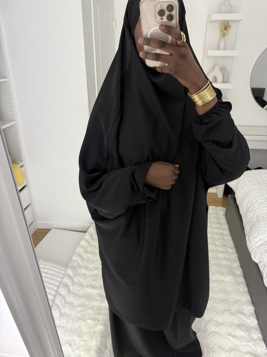 Jilbab 2 pièce jupe Noir